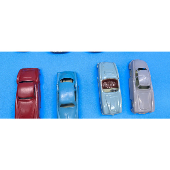 1950s INGAP Italy Set 12 Plastic cars,Various Models Numbered 1-12 Train Scenery - Picture 9 of 16